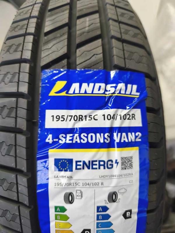 195/70R15C 104/201R M+S LANDSAIL 4-SEASONS VAN 2 DOT4524 4 SAISON 10MM - Vue 2